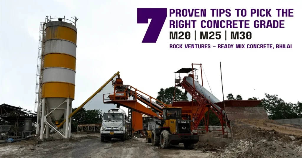 M20 M25 M30 grade concrete supply Rock Ventures